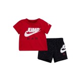 JORDAN JDB STREET TEAM TEE & AOP SHORT SET 65A389-023 Πολύχρωμο