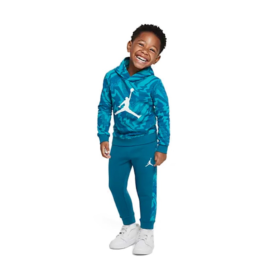 JORDAN MJ ESSENTIALS  FLEECE AOP SET 65B707-U41 Blue