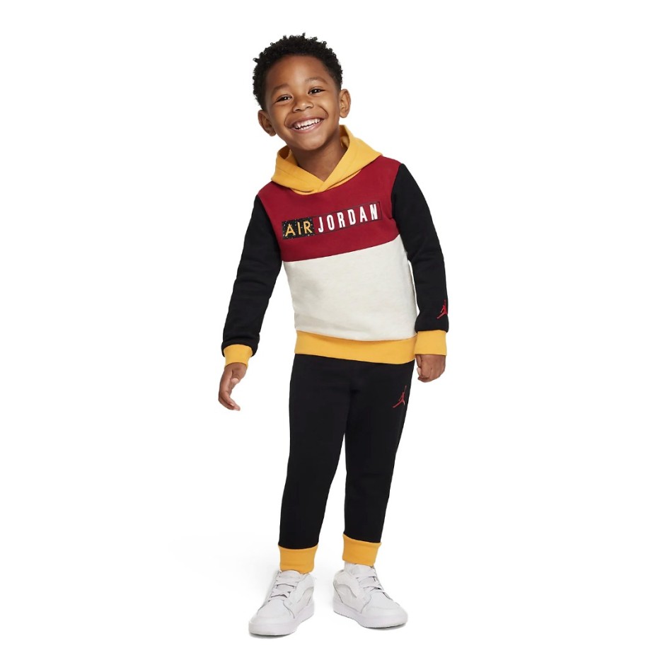 JORDAN PAPRIKA FLC PO HOODIE SET 65B798-023 Black