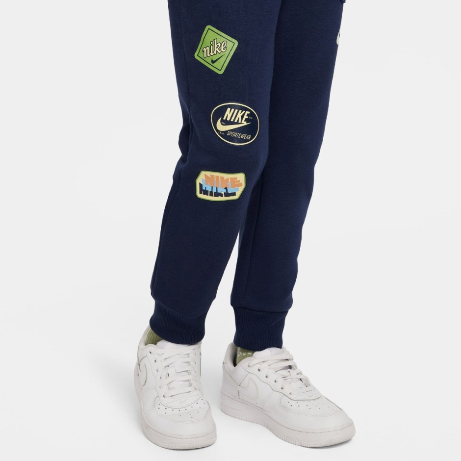Παιδικό Παντελόνι Φόρμα Μπλε - Nike Sportswear
