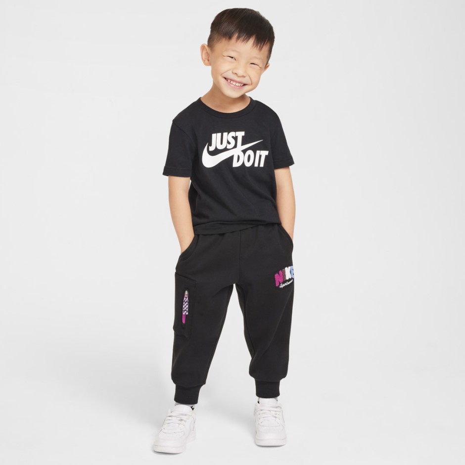 Παιδικό Παντελόνι Φόρμα Μαύρο - Nike Sportswear