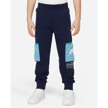 NIKE B NSW PAINT YF FT PANT 86L752-U90 Blue