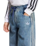 Παιδικό Τζιν Παντελόνι Σιέλ - adidas Originals Firebird Denim Εικόνα 1