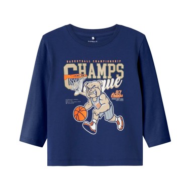 Παιδική Μακρυμάνικη Μπλούζα Μπλε - Name It Mini