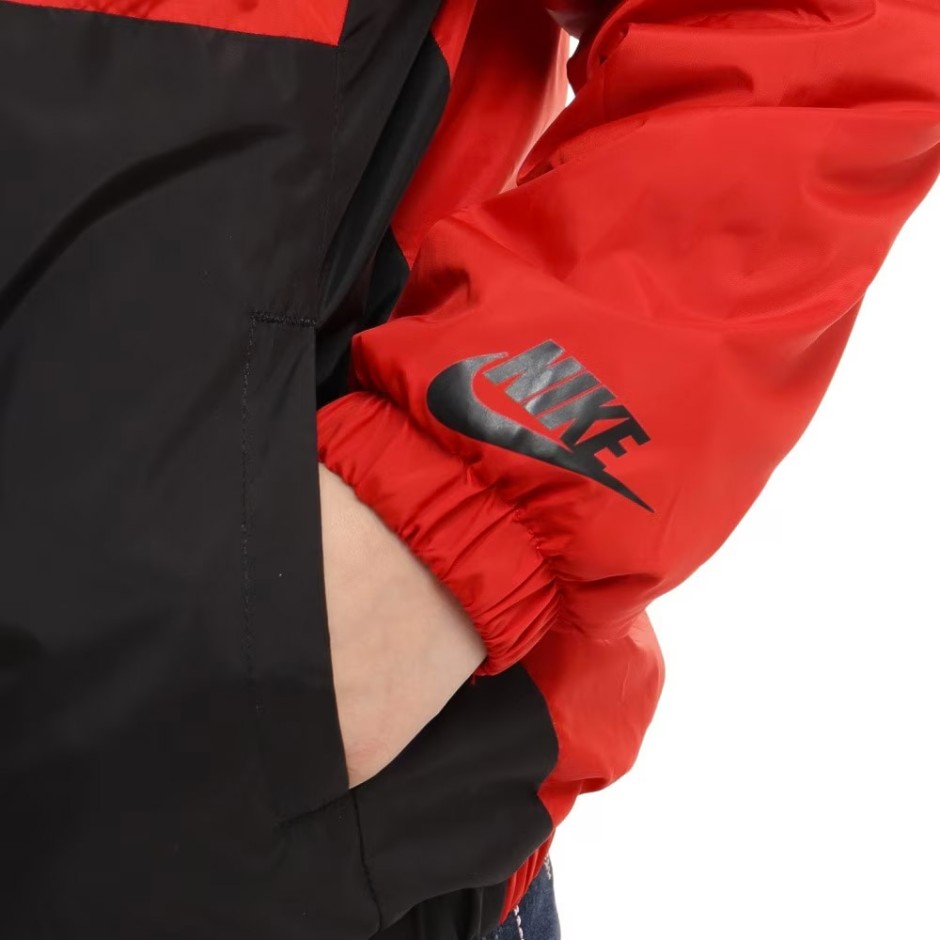 Nike Swoosh Windbreaker Κόκκινο - Παιδικό Αντιανεμικό Μπουφάν