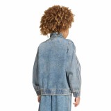 Παιδικό Μπουφάν Μπλε - adidas Originals Firebird Denim Εικόνα 0