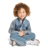 Παιδικό Μπουφάν Μπλε - adidas Originals Firebird Denim Εικόνα 5