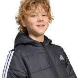 Παιδικό Μπουφάν Μαύρο - adidas Sportswear Essentials 3-Stripes Padded Εικόνα 1