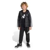 Παιδικό Μπουφάν Μαύρο - adidas Sportswear Essentials 3-Stripes Padded Εικόνα 3