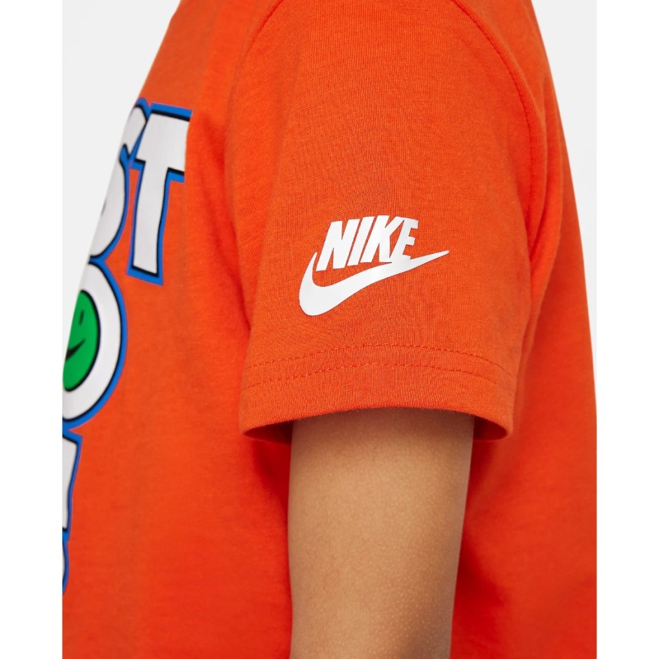 NIKE RETRO STICKER LS TEE 86L833-R7O Red