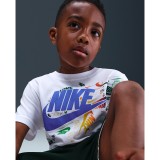 Παιδική Κοντομάνικη Μπλούζα Λευκή - Nike Club Revealed Εικόνα 1