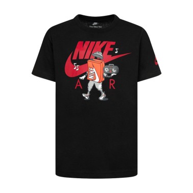 Παιδική Κοντομάνικη Μπλούζα Μαύρη - Nike Air Boxy