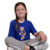 Παιδική Κοντομάνικη Μπλούζα Μπλε - adidas Sportswear Minecraft Training Εικόνα 1