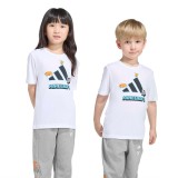 Παιδική Κοντομάνικη Μπλούζα Λευκή - adidas Sportswear Minecraft Training Εικόνα 3