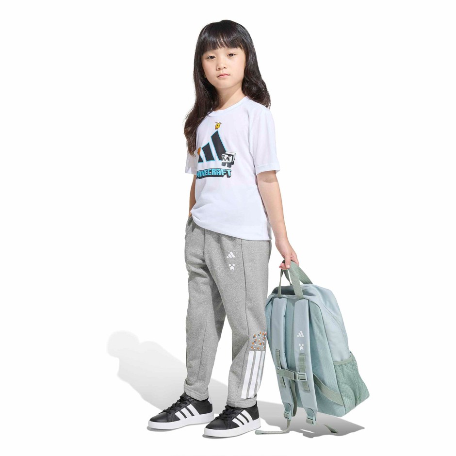 Παιδική Κοντομάνικη Μπλούζα Λευκή - adidas Sportswear Minecraft Training