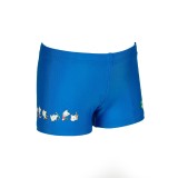 ARENA KIDS BOY'S FRIENDS SWIM SHORT GRAPHIC 005162-850 Turquoise Image 1