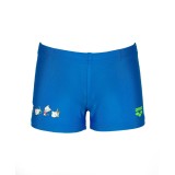 ARENA KIDS BOY'S FRIENDS SWIM SHORT GRAPHIC 005162-850 Turquoise Image 
