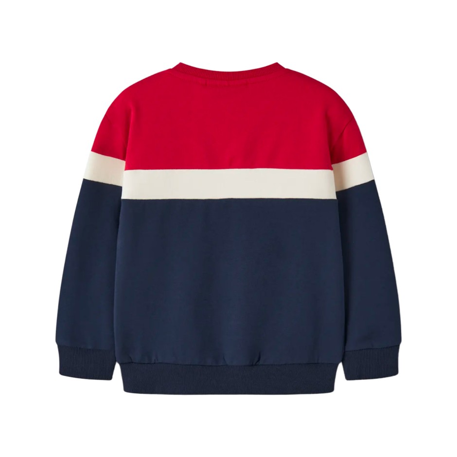 NAME IT NMMLORCAN LS NREG SWEAT CARD BRU 13259096-NAVY BLAZER Μπλε