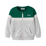 NAME IT NMMLORCAN LS NREG SWEAT CARD BRU 13259096-LIGHT GREY MELANGE Γκρί Εικόνα 