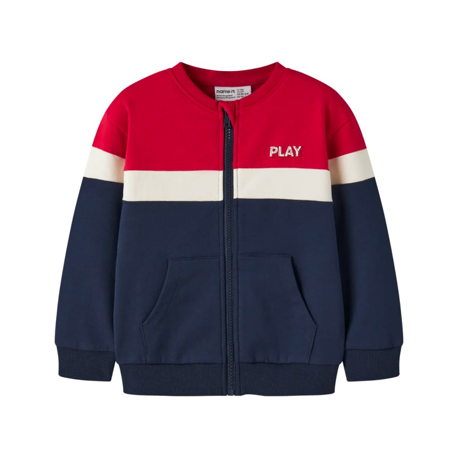 NAME IT NMMLORCAN LS NREG SWEAT CARD BRU 13259096-NAVY BLAZER Μπλε