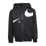 NIKE NKB SWOOSH FULL ZIP HOODIE 86I159-023 Black Image 