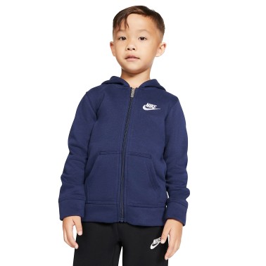 NIKE CLUB FLEECE FZ HOODIE 86F321-U90 Μπλε