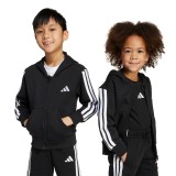 adidas sportswear LK 3S FL FZ HD JM0894 Black Image 2