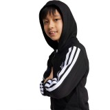 adidas sportswear LK 3S FL FZ HD JM0894 Black Image 3