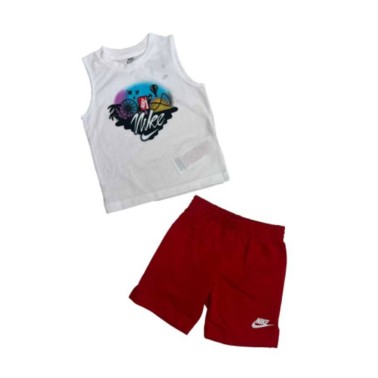 NIKE SPORTSWEAR MUSCLE SHORT SET Πολύχρωμο