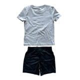 UNDER ARMOUR PRINTED SS SHORT SET UASII27E-052 Colorful Image 0