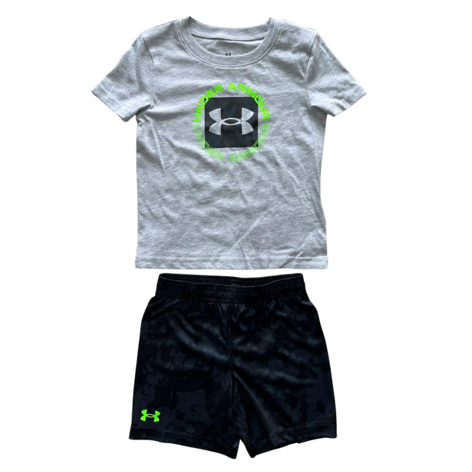 UNDER ARMOUR PRINTED SS SHORT SET UASII27E-052 Colorful