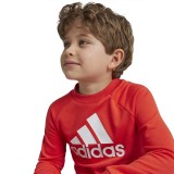 Παιδικό Σετ Φόρμας Κόκκινο - adidas Sportswear Badge of Sport Logo Εικόνα 3