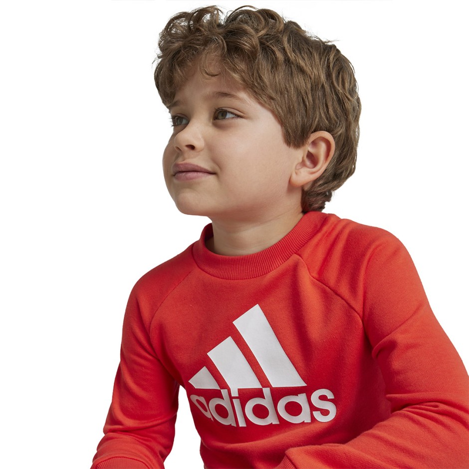 Παιδικό Σετ Φόρμας Κόκκινο - adidas Sportswear Badge of Sport Logo