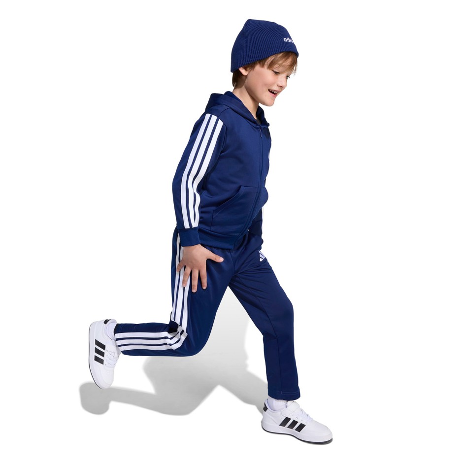 Παιδικό Σετ Φόρμας Μπλε - adidas Sportswear Essentials 3-Stripes