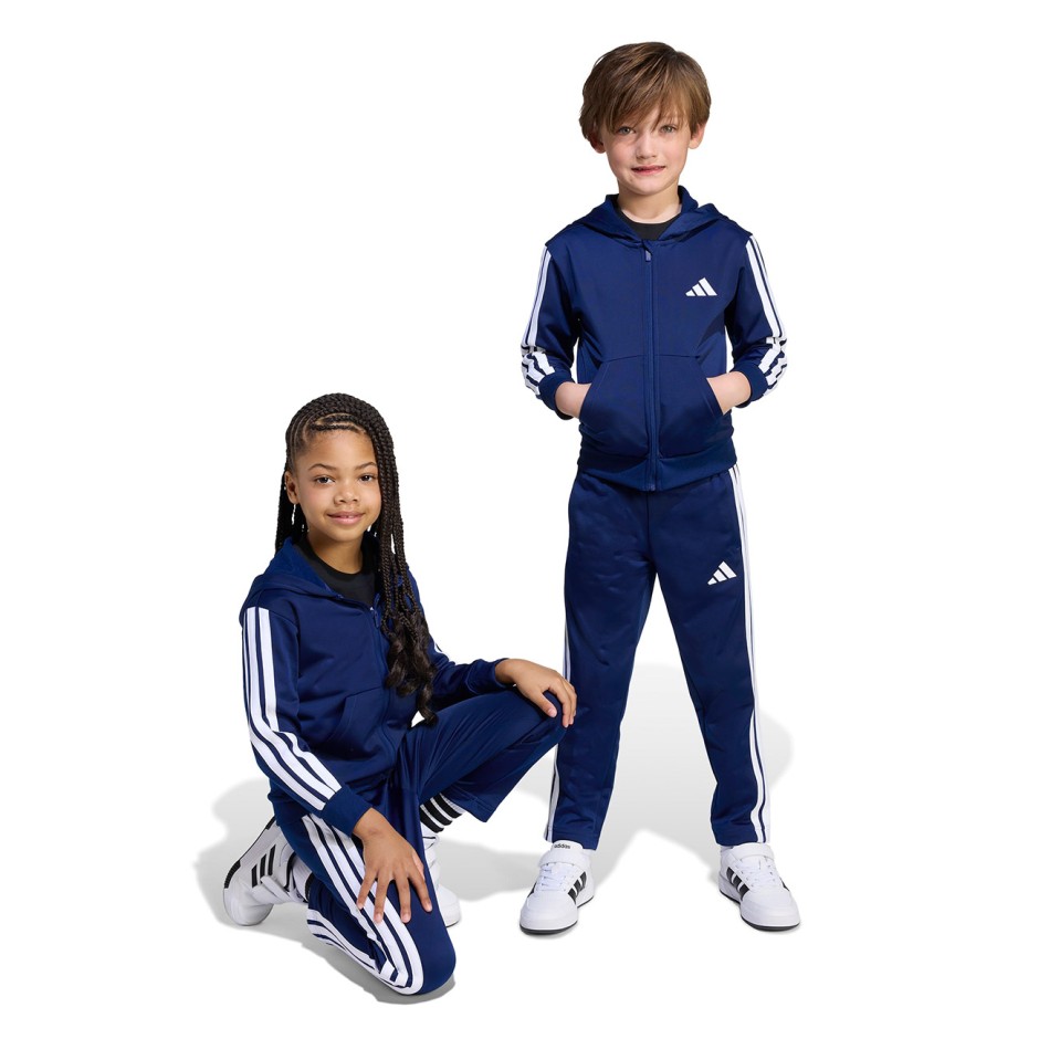 Παιδικό Σετ Φόρμας Μπλε - adidas Sportswear Essentials 3-Stripes