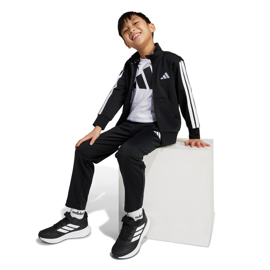 Παιδικό Σετ Μαύρο - adidas Sportswear Essentials Climacool