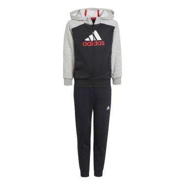 adidas Sportswear ESSENTIALS LOGO FLEECE TRACKSUIT Μαύρο