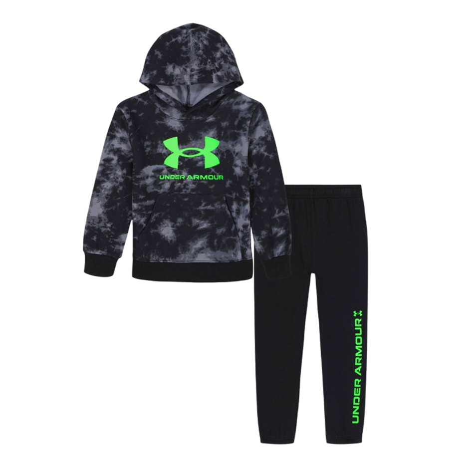 Παιδικό Σετ Φόρμας Μαύρο - Under Armour Rival Fleece