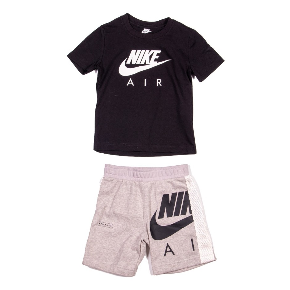 NIKE B NSW AIR TEE + SHORT SET 86J316-W0V Colorful