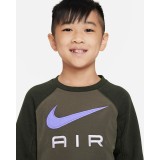 Παιδικό Σετ Φόρμας NIKE N NSW AIR CREW SET ΛΑΔΙ  Εικόνα 3