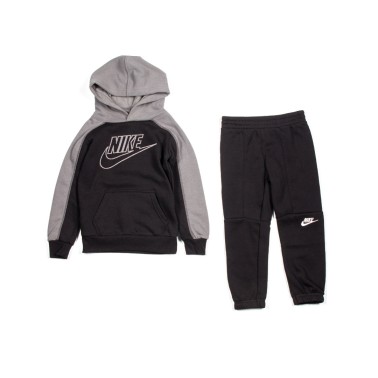 Παιδικό Σετ Φόρμας NIKE B NSW AMPLIFY PO SET Μαύρο 86J794-023 