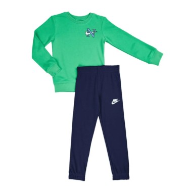 Παιδικό Σετ Φόρμας NIKE B NSW CREW + FT JOGGER SET Πολύχρωμο 86K141-U90 