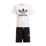 adidas Originals SHORT TEE SET H25274 White-Black Image 