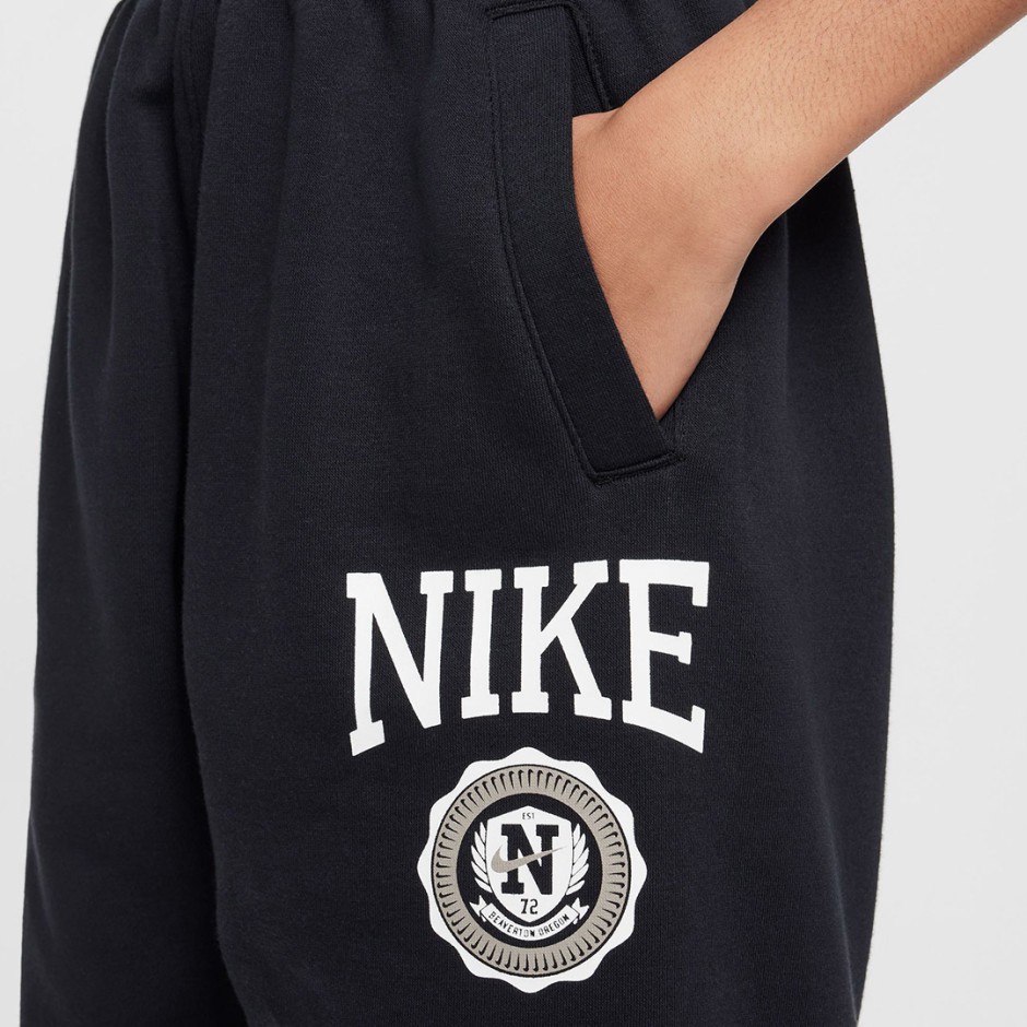 Παιδικό Παντελόνι Φόρμα Μαύρο - Nike Sportswear Club Fleece