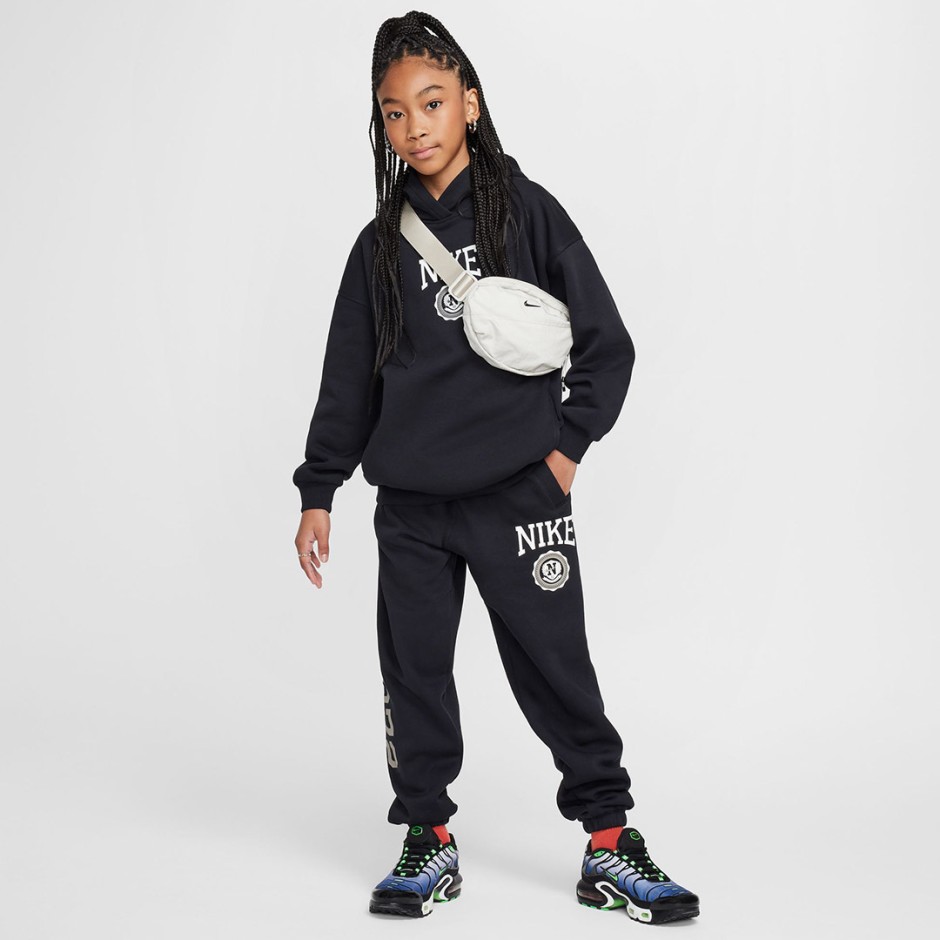 Παιδικό Παντελόνι Φόρμα Μαύρο - Nike Sportswear Club Fleece
