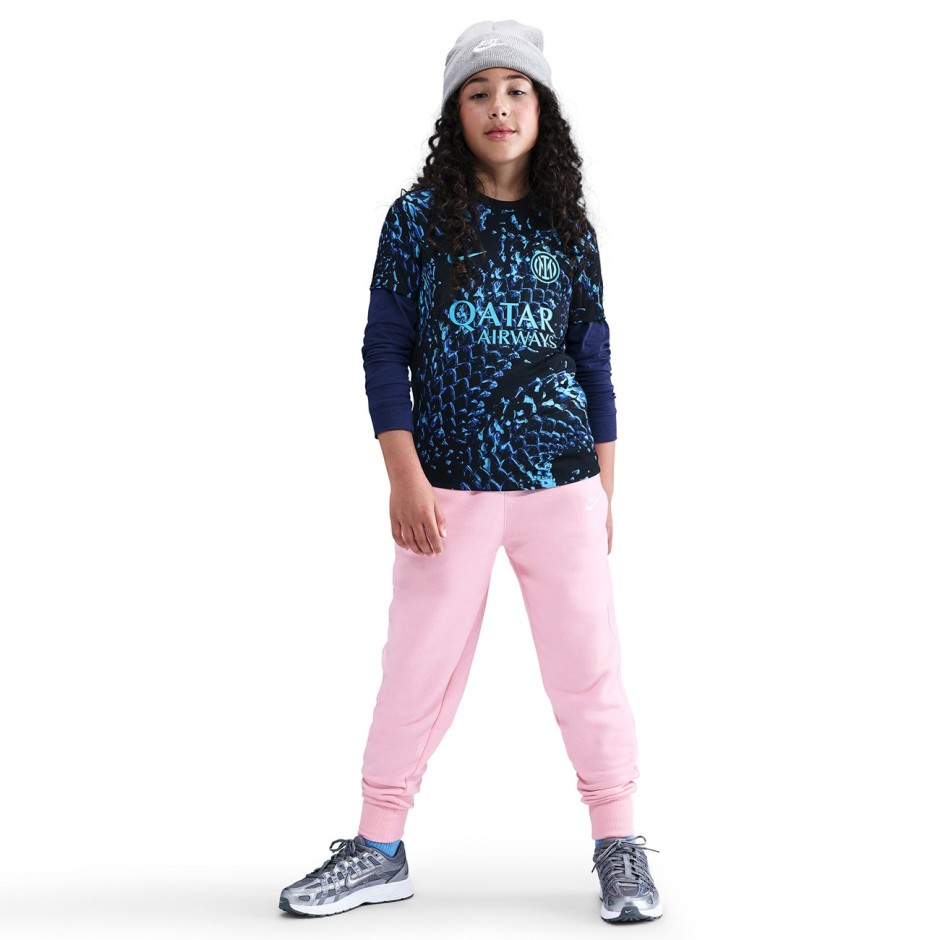 Παιδικό Παντελόνι Φόρμα Ροζ - Nike Sportswear Club Fleece