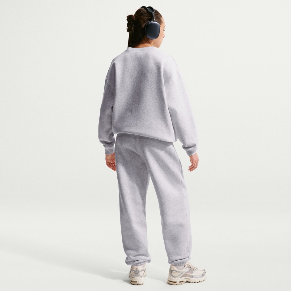 Παιδικό Παντελόνι Φόρμα Γκρι - Nike Sportswear Studio Fleece