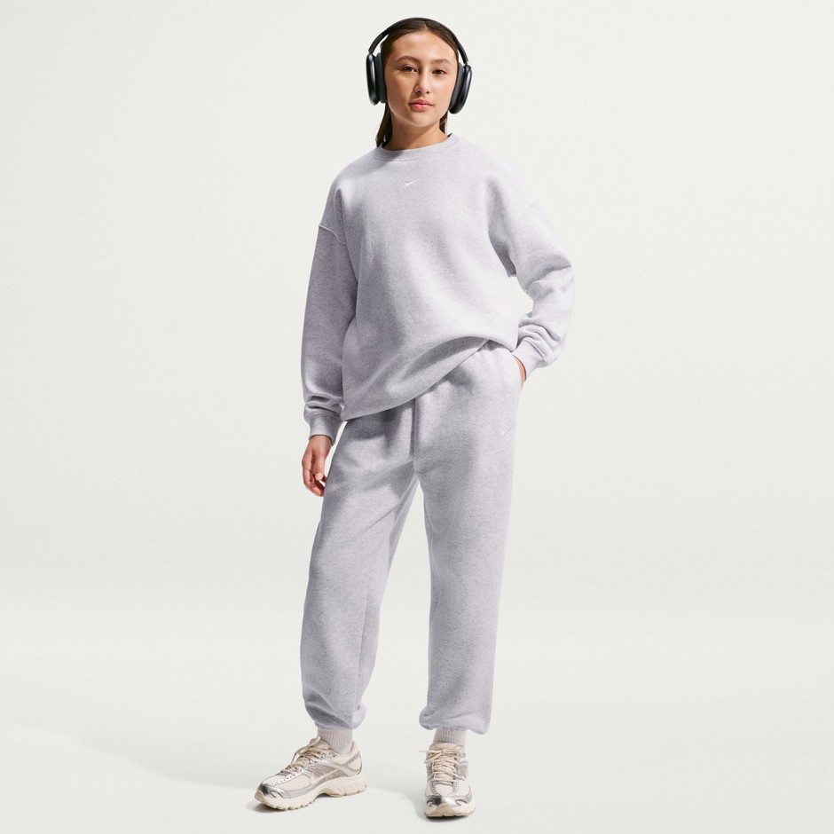Παιδικό Παντελόνι Φόρμα Γκρι - Nike Sportswear Studio Fleece