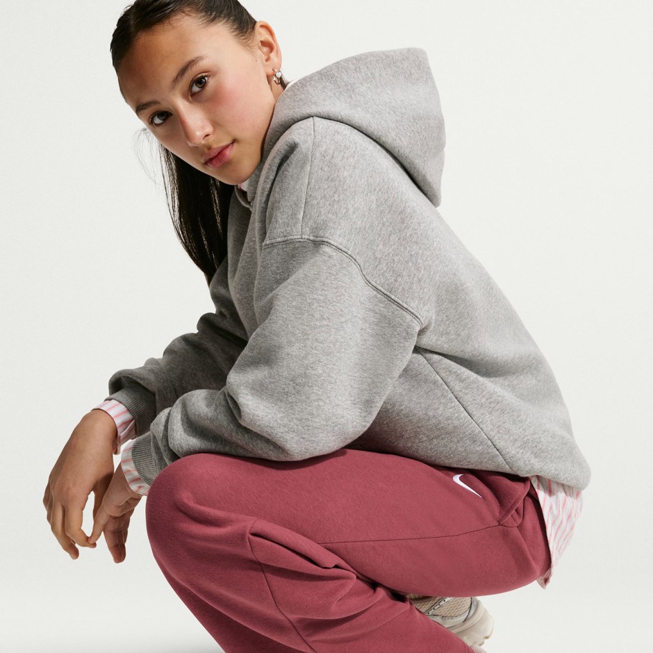Παιδικό Παντελόνι Φόρμα Ροζ - Nike Sportswear Studio Fleece