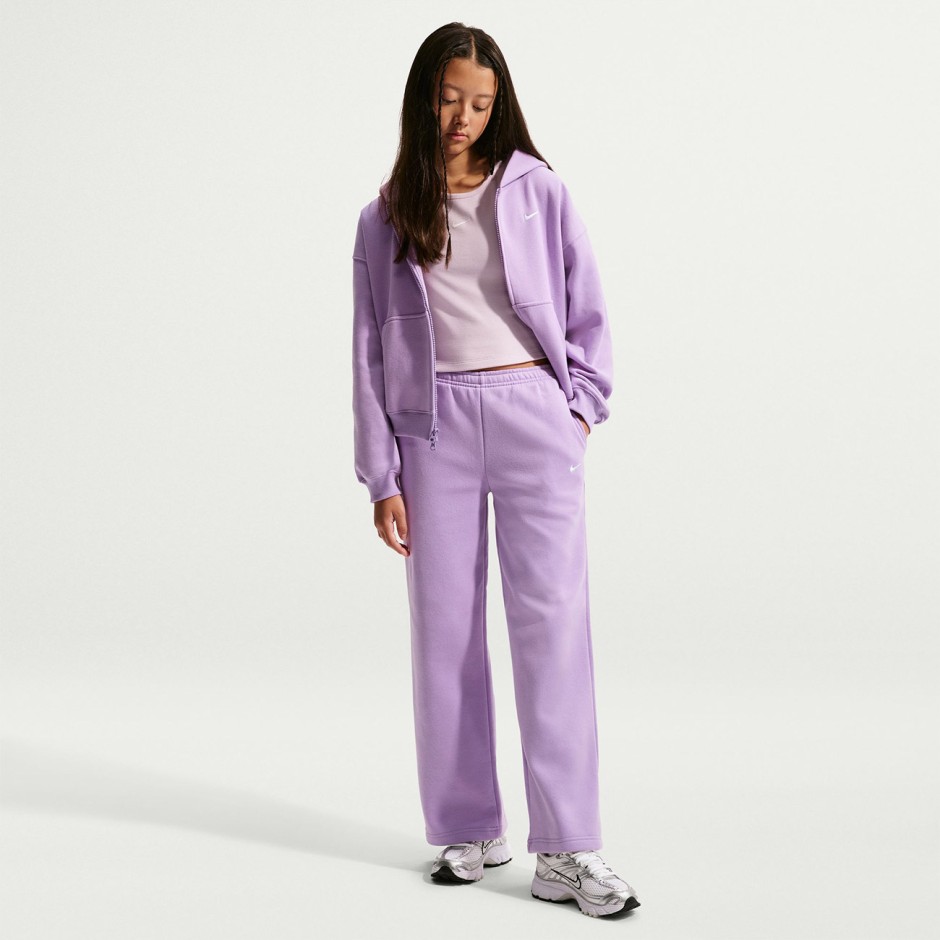Παιδικό Παντελόνι Φόρμα Μωβ - Nike Sportswear Studio Fleece